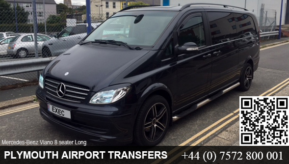 Plymouth to Bristol Airport Mercedes Benz Viano 8 seater hire in Plymouth, Devon, UK