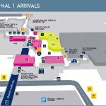 Manchester Airport Terminals Map. Plymouth Airport Transfers to Manchester Airport Terminals Map. Pickup and Drop off points